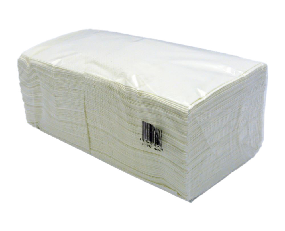 Серветка 24х24 2 шари біла 200 шт